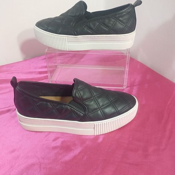 14TH & UNION Black Quilted Platform Sneakers Shoes Women’s Size 6M faux leather. - Picture 4 of 10